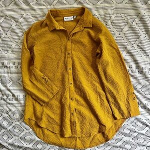 Habitat Boho Button Front Blouse Size S